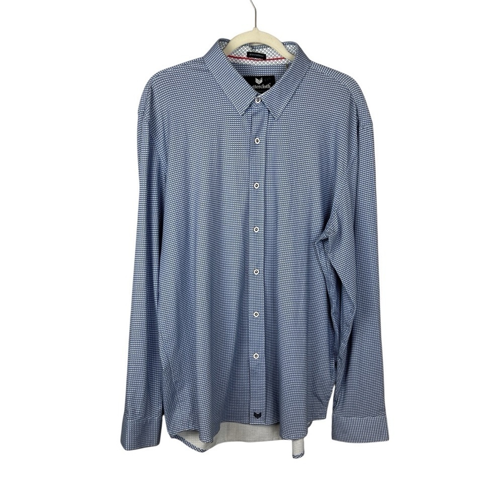 Buttercloth Button Front Knit Shirt Icy Cotton